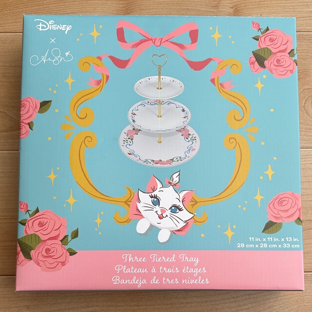 Disney x Ann Shen The Aristocats Three Tiered Tray